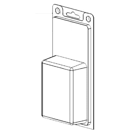 Visipak Thermoform-CLAMSHELL-7.535-3.680-3.719-2.719-1.250-0.019-PVC-CLEAR,  242TFM